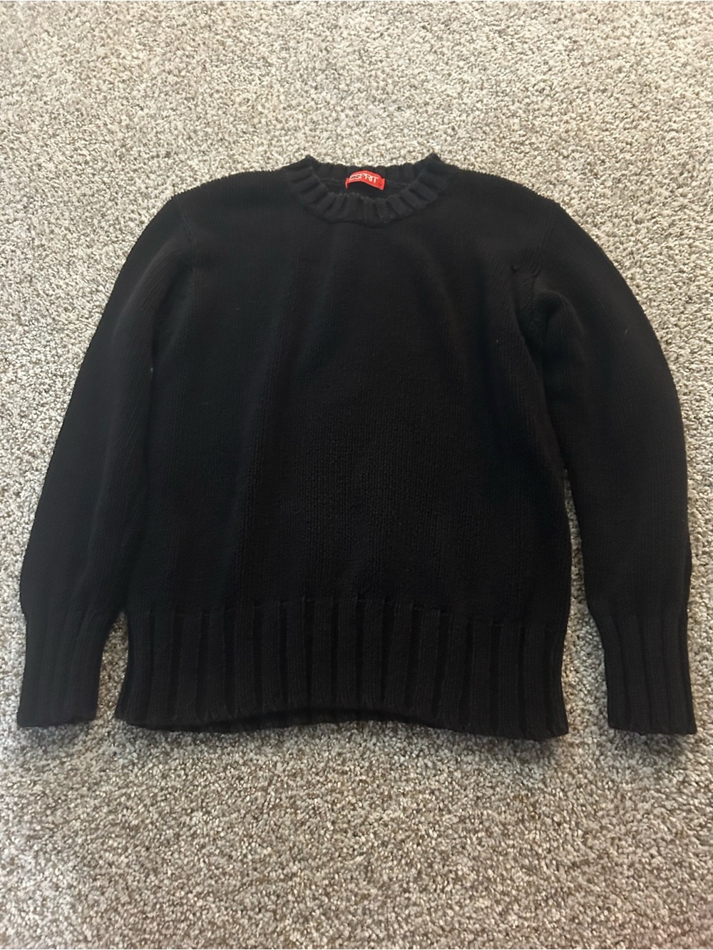 Vintage Esprit Black Crewneck Sweater